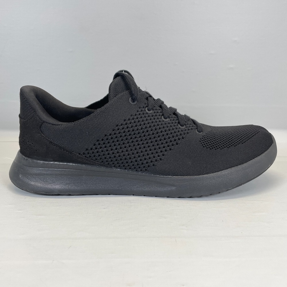 Kizik Lima Shoes Mens Size 13 Wide Black Mesh Lace Up Casual Athletic Sneakers‎